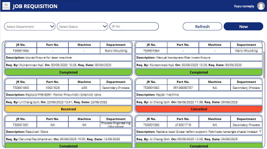 Job Request Case Management System