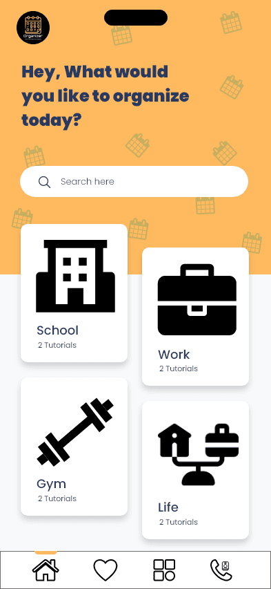 Organizer App Proposal preview 2